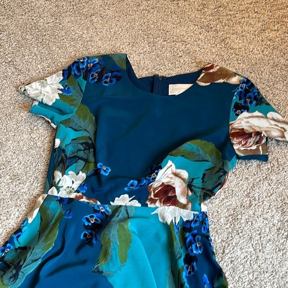 Anthropologie Corey Lynn Calter Paeonia Print Fit & Flare - Picture 5 of 14